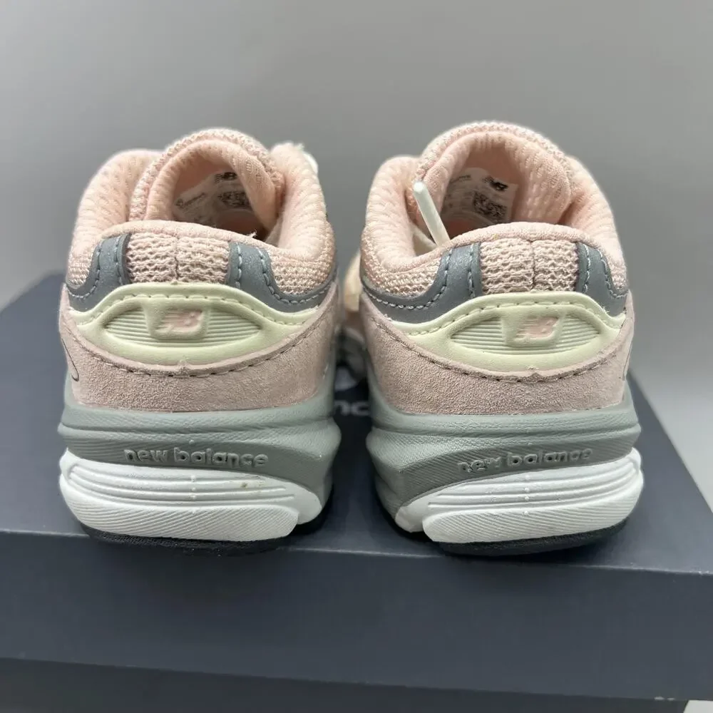 New Balance 990v6 Shoes Kids Size 5.5 W Pink Suede Running Comfort Baby Sneakers